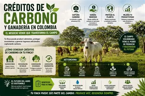 Créditos de carbono y ganadería en Colombia: el negocio verde que podría transformar el campo