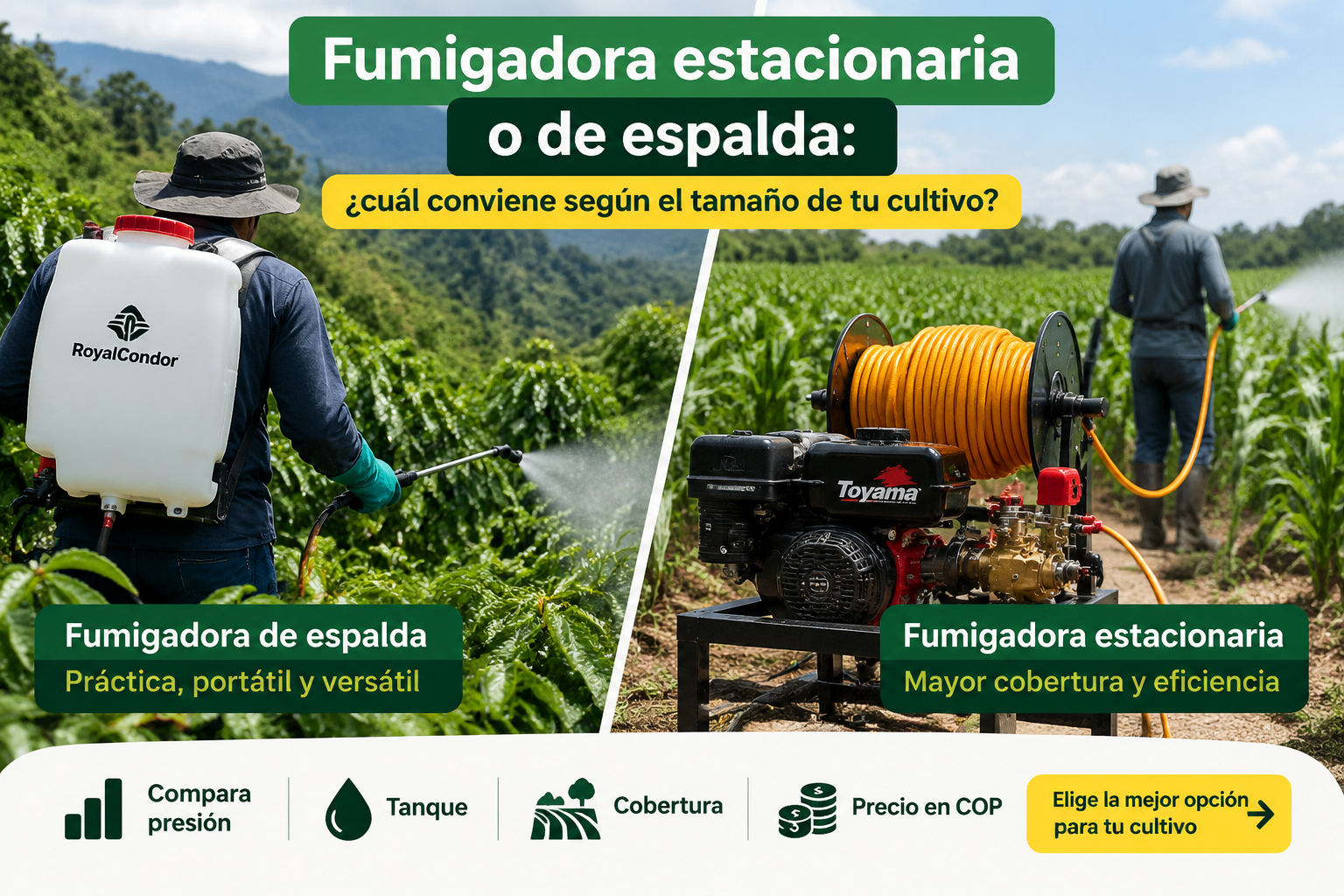 fumigadora estacionaria vs de espalda