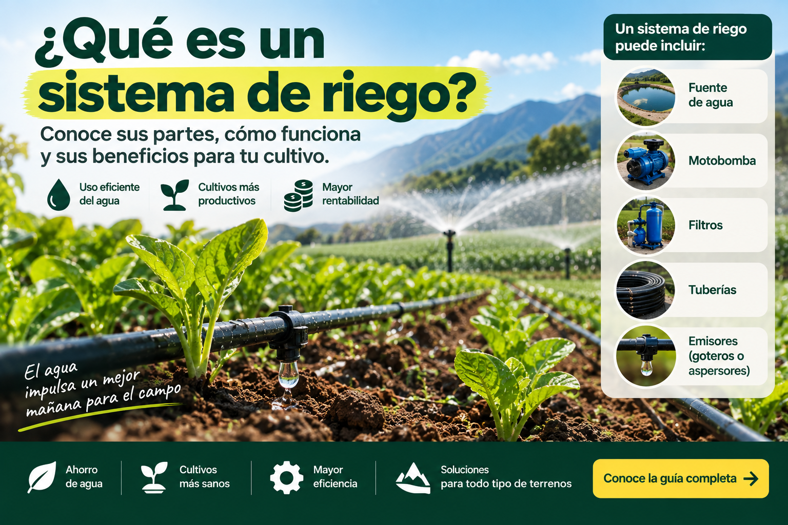 que es un sistema de riego
